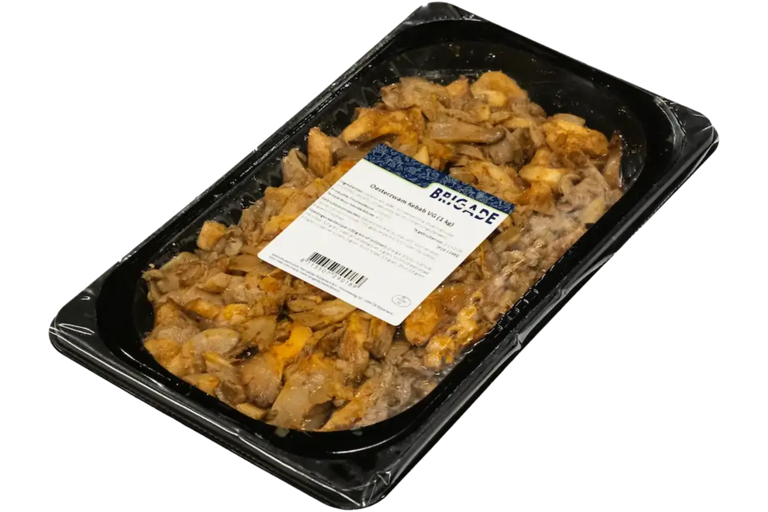 Oesterzwam kebab bak 1kg kist 8 stuks